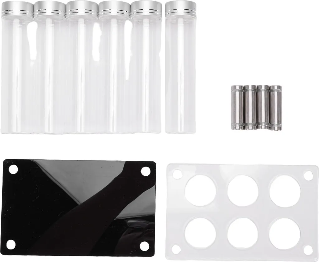 Set Single Dosing Caffè: 6 Tubi Vetro Borosilicato 2 oz