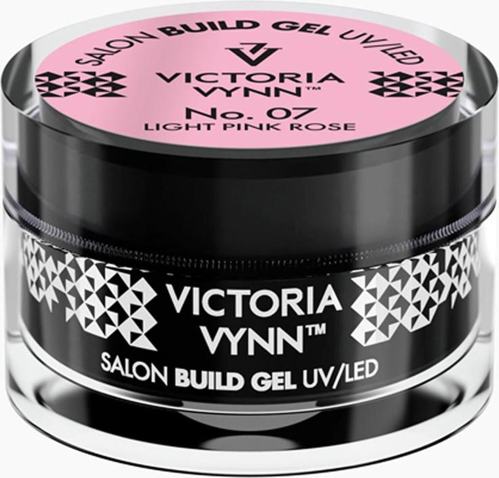 A product shot of a jar of Victoria Vynn Build Gel UV/LED.