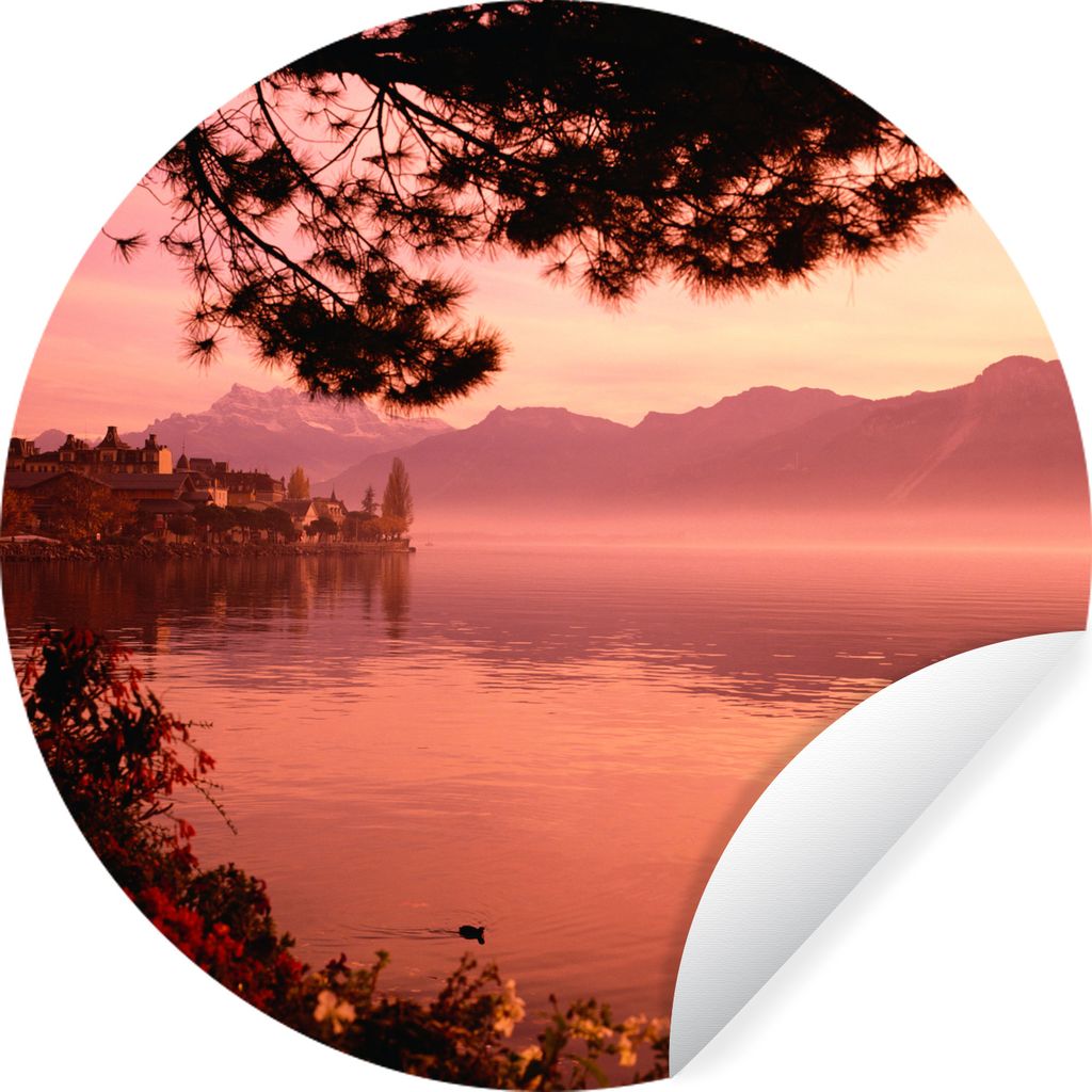 MuchoWow - Mauerkreis - Wand Bilder - Wandsticker - Wohnzimmer Dekoration - Dekoration für die Wände - Aluminium - Babyzimmer