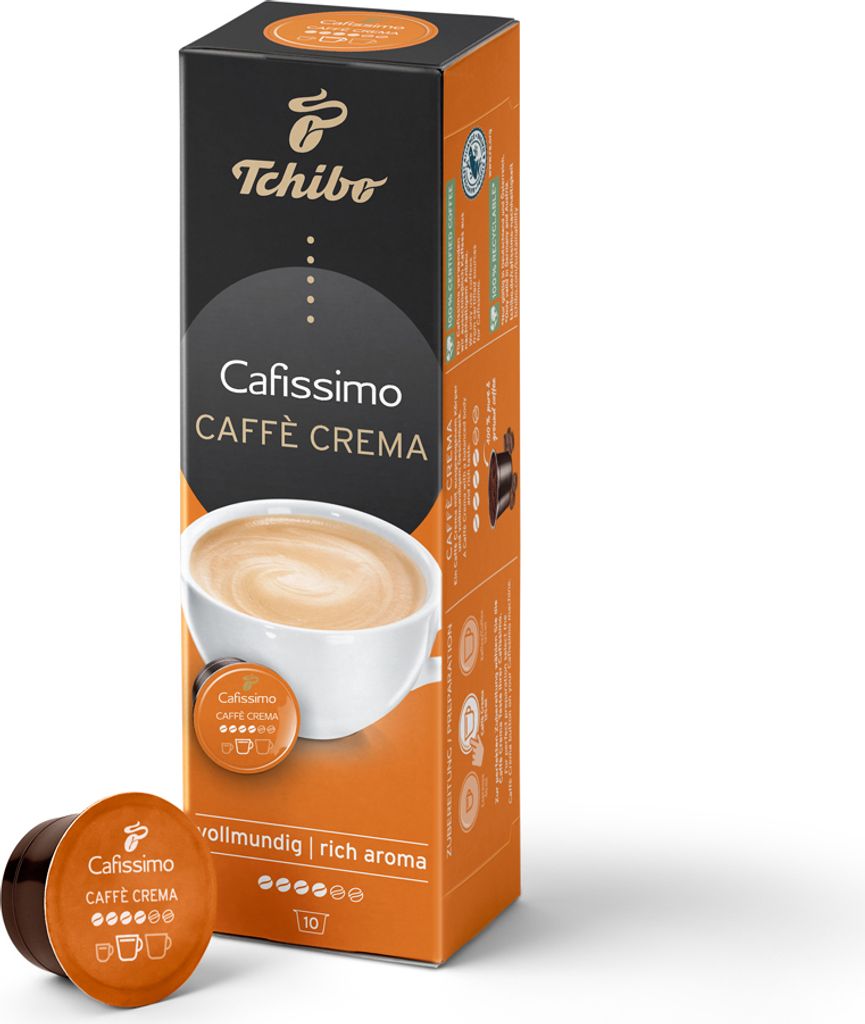 Tchibo Cafissimo Caffè Crema plné kapsle, 10 kapslí Obrázek produktu 