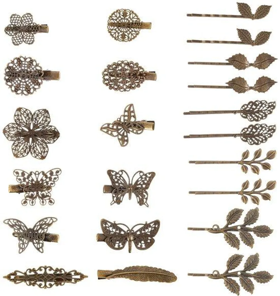 Pinces Alligator Argentées 1,8 Pouce avec Section Incurvée - Lot de 50