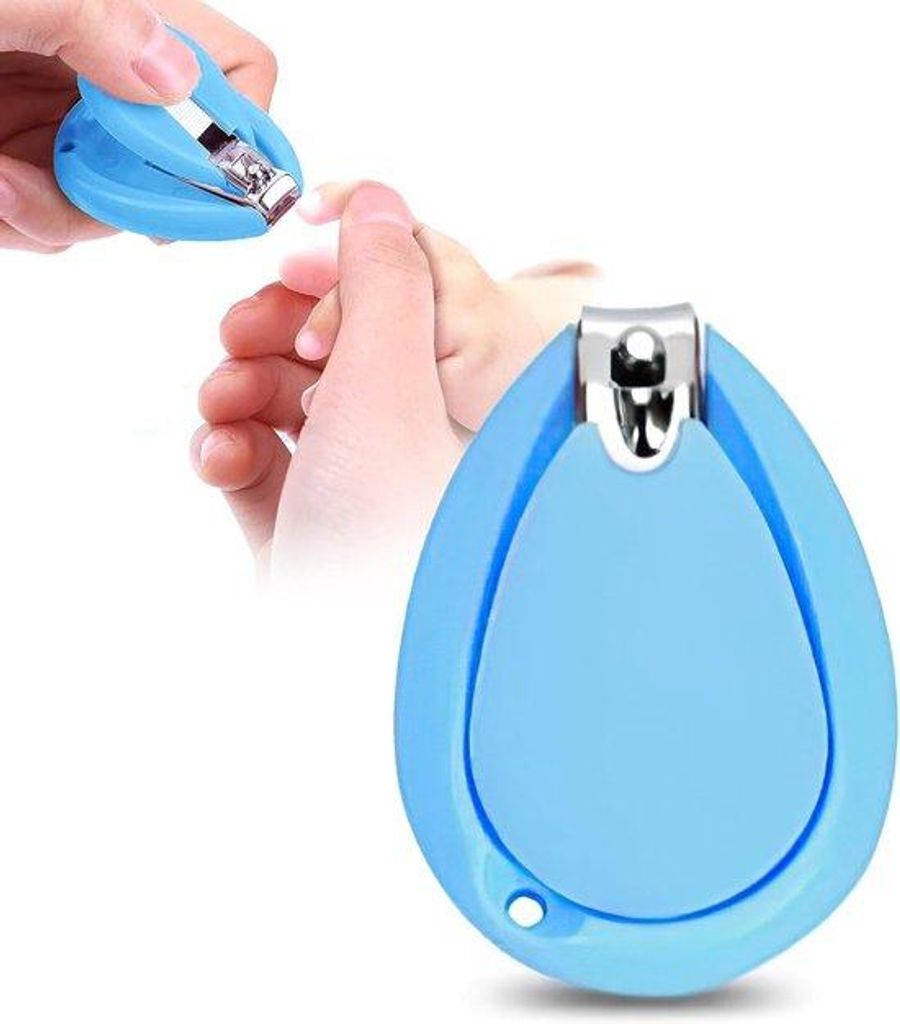 Kinder-Nagelknipper - Baby- en Peuter-Nagelknipper - Blauer Nagelknipper für Säuglinge, Kinder und Erwachsene