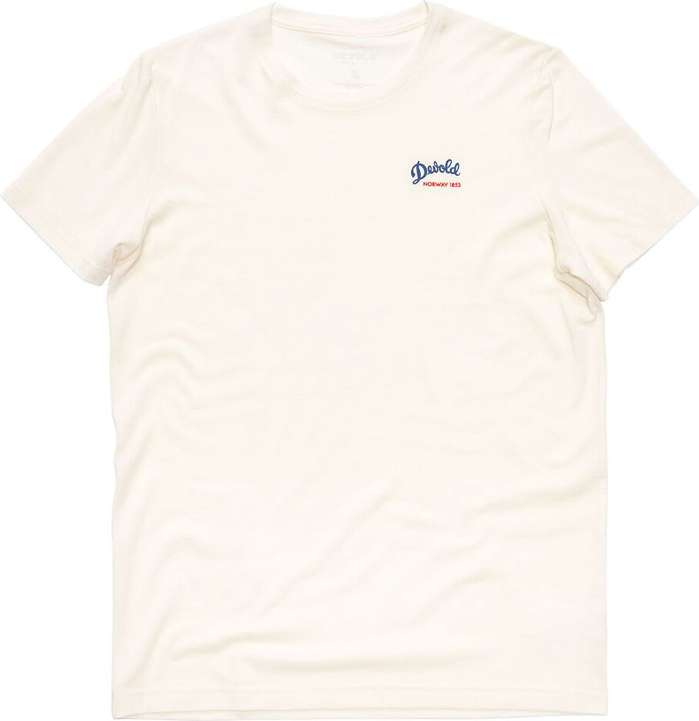 Devold Of Norway Script Kurzarm-t-shirt Weiß XL Mann Weiß XL