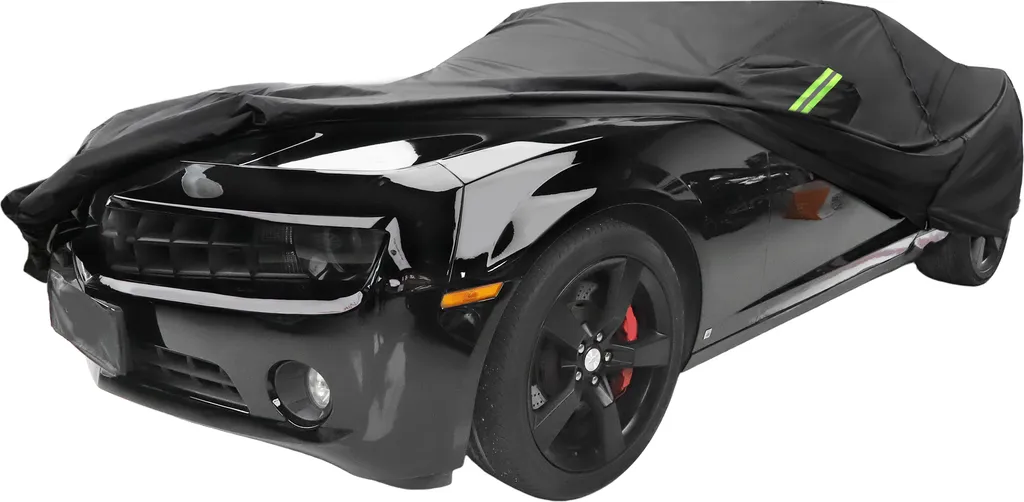 Couverture Camaro 2010-2021 zippée en tissu Oxford noir haute densité