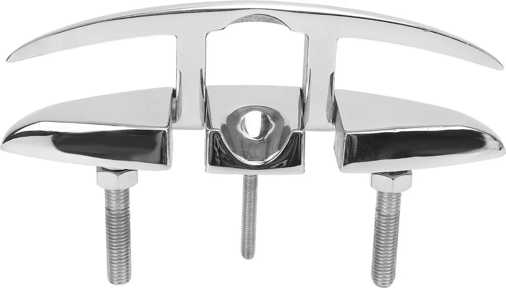 Taquet escamotable inox 316 pour pont de bateau et quai de plaisance