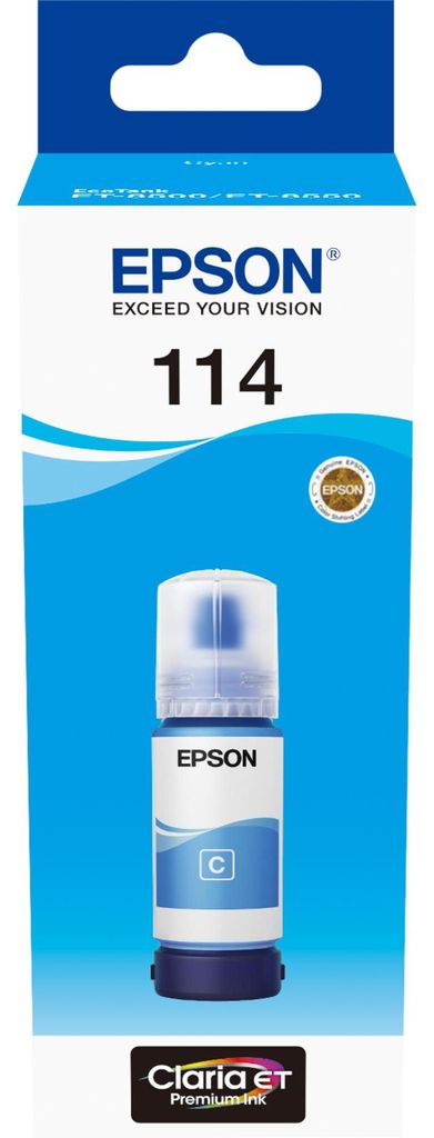 Epson C13T07B240 Epson EcoTank cyan T 114 70 ml             Immagine del prodotto 