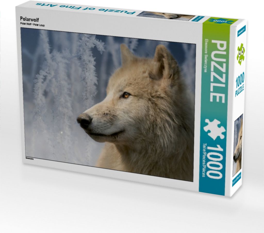 Calvendo Polarwolf 1000 Teile Puzzle quer 640x480mm, Swierczyna Eleonore; 7436442