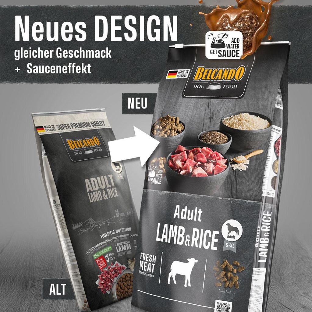 Belcando Adult Lamb & Rice 2 x 12,5 kg Produktbild 