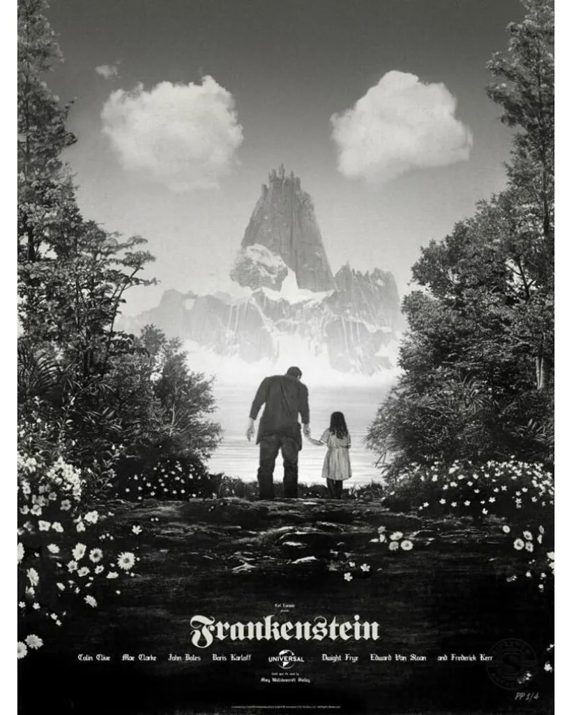 Affiche Frankenstein par Greg Ruth - Reproduction Artistique 61 x 46 cm
