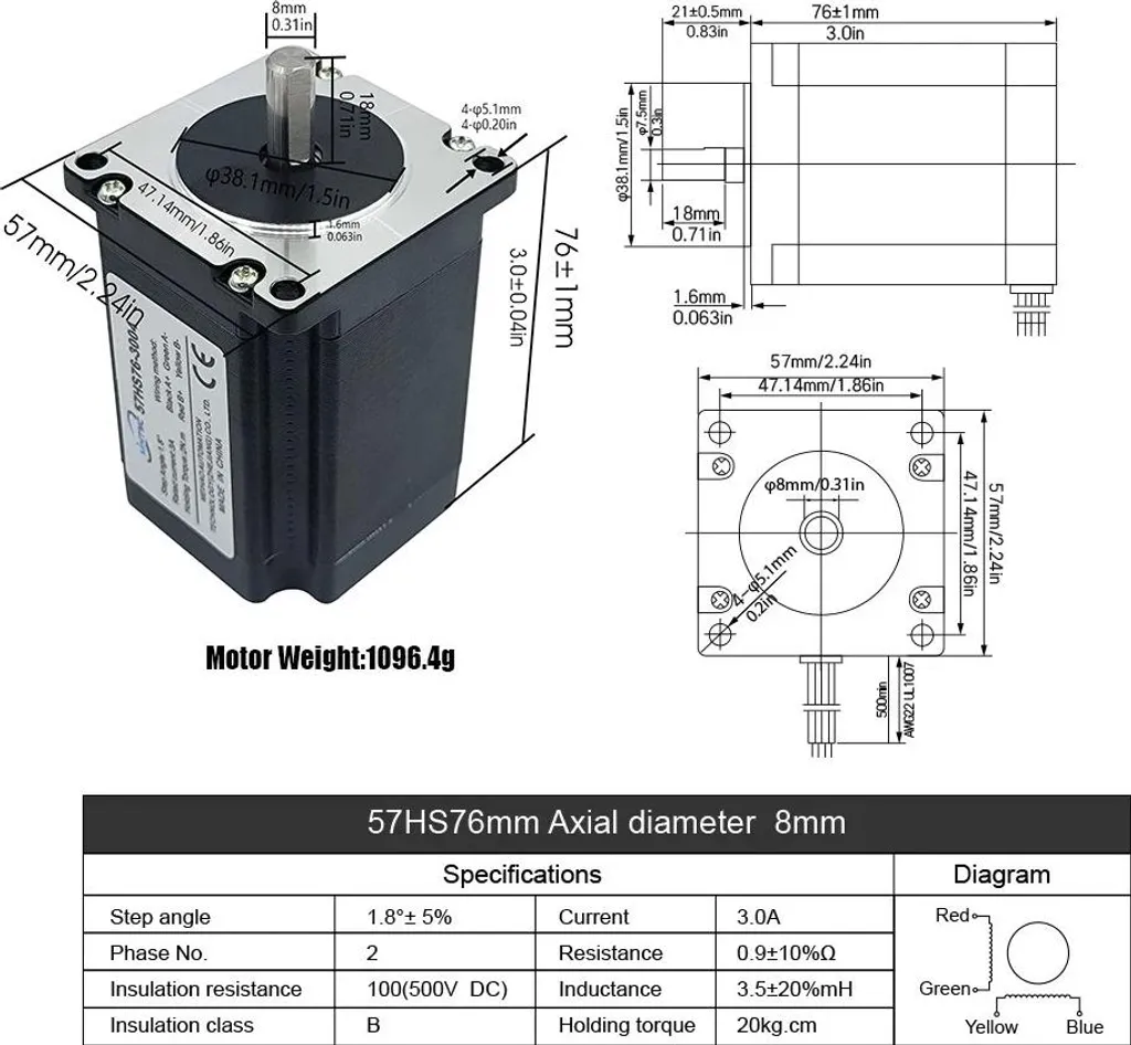 Moteur pas à pas 8mm haute précision : fini les pertes de pas
