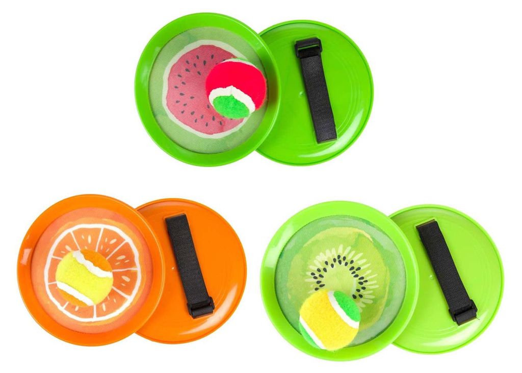 Toi-toys spielen Catch-Ball-Spiel Obst, 3 Stück.