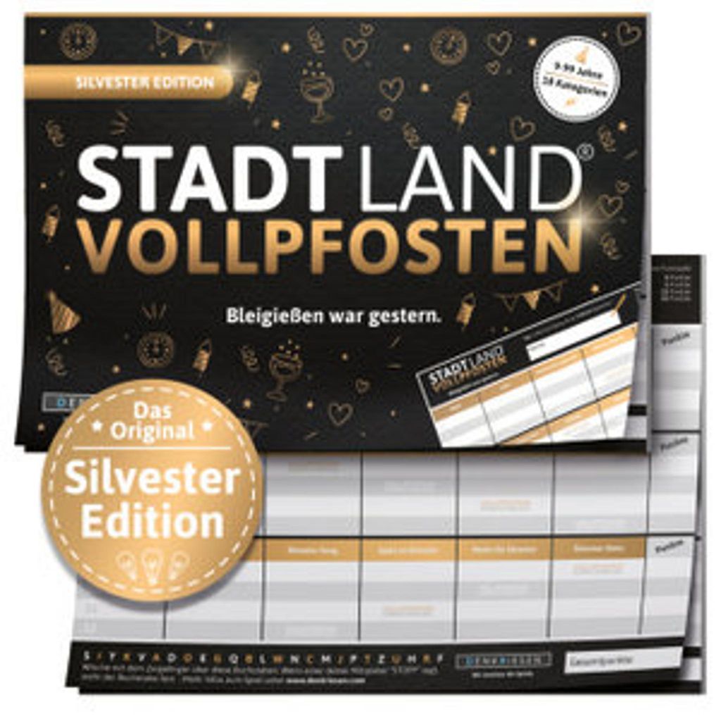Denkriesen Stadt Land Vollpfosten Silvester Edition 0 0 STK Obrázok produktu 
