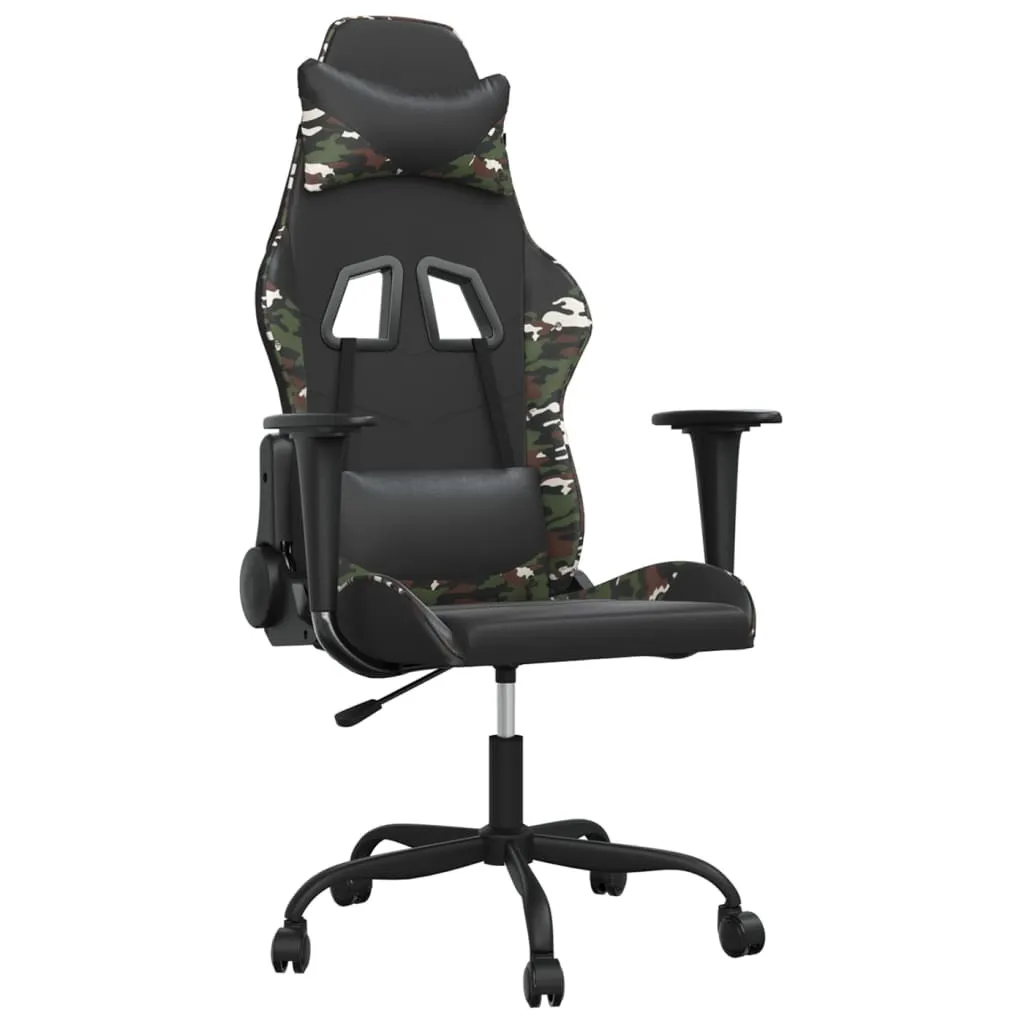 Sedia da Scrivania vidaXL Gaming Mimetica | Offerta Imperdibile