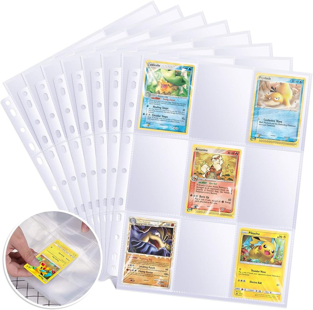 Sammelalbum, 450 Taschen Pokemon Karten Hüllen, Pokemon Produktbild 