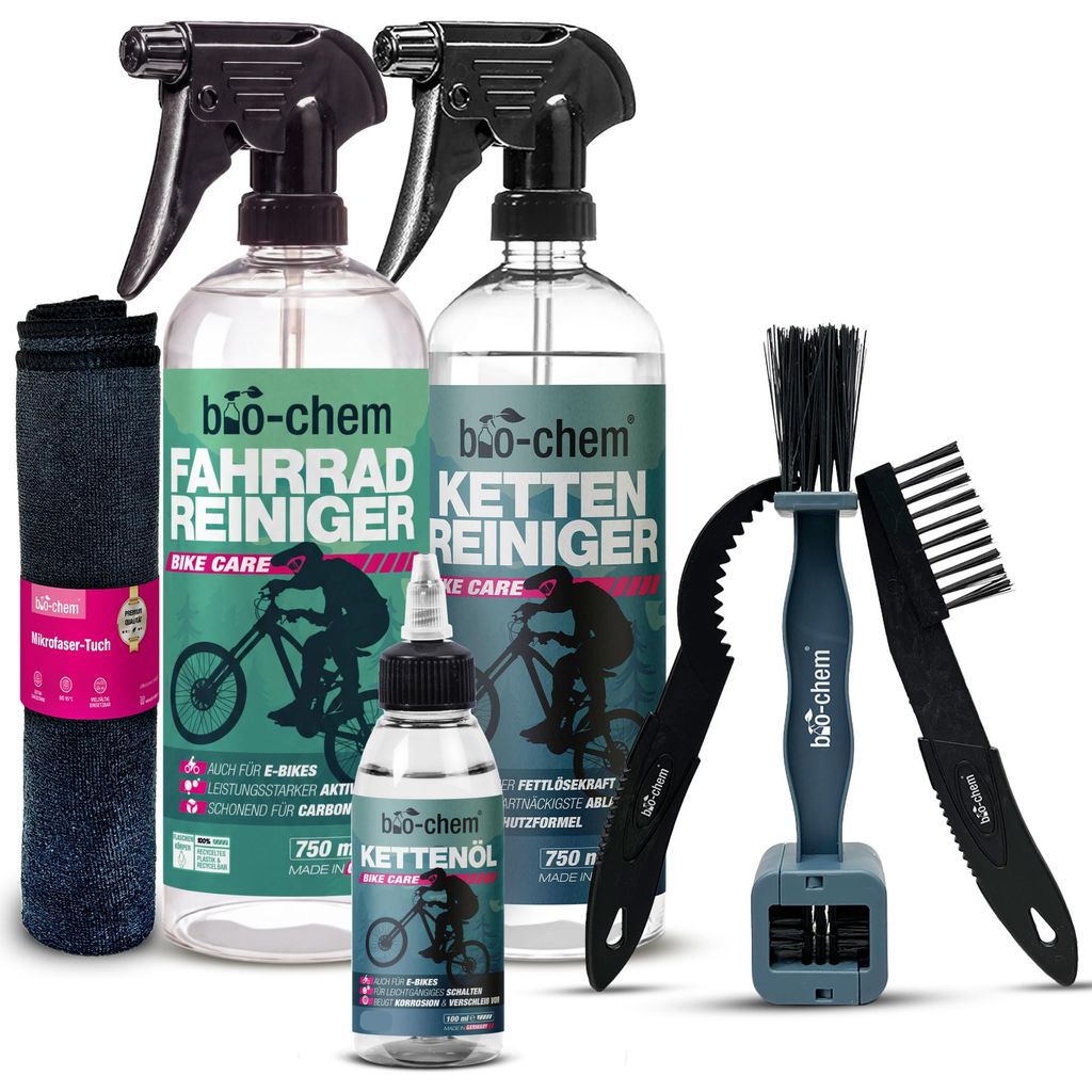bio-chem Fahrrad Reinigungsset PROFI 7-teilig - Effektives Produktbild 