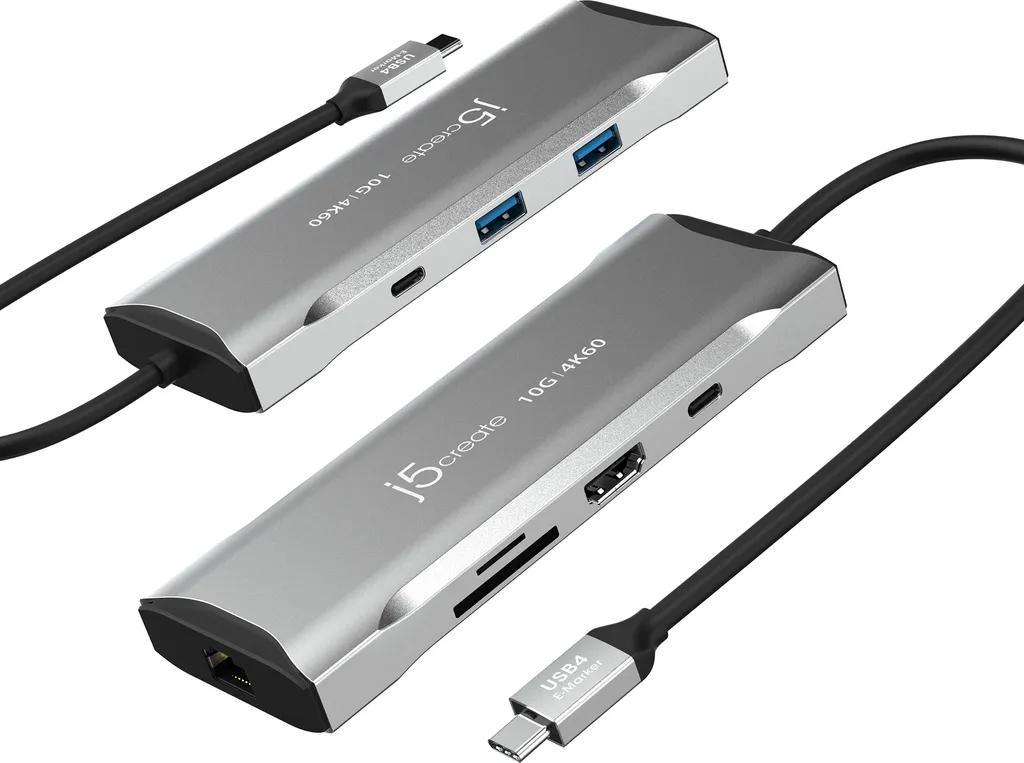 Station d'accueil USB-C pour Télétravail 4K60Hz et Ethernet Gigabit Gris