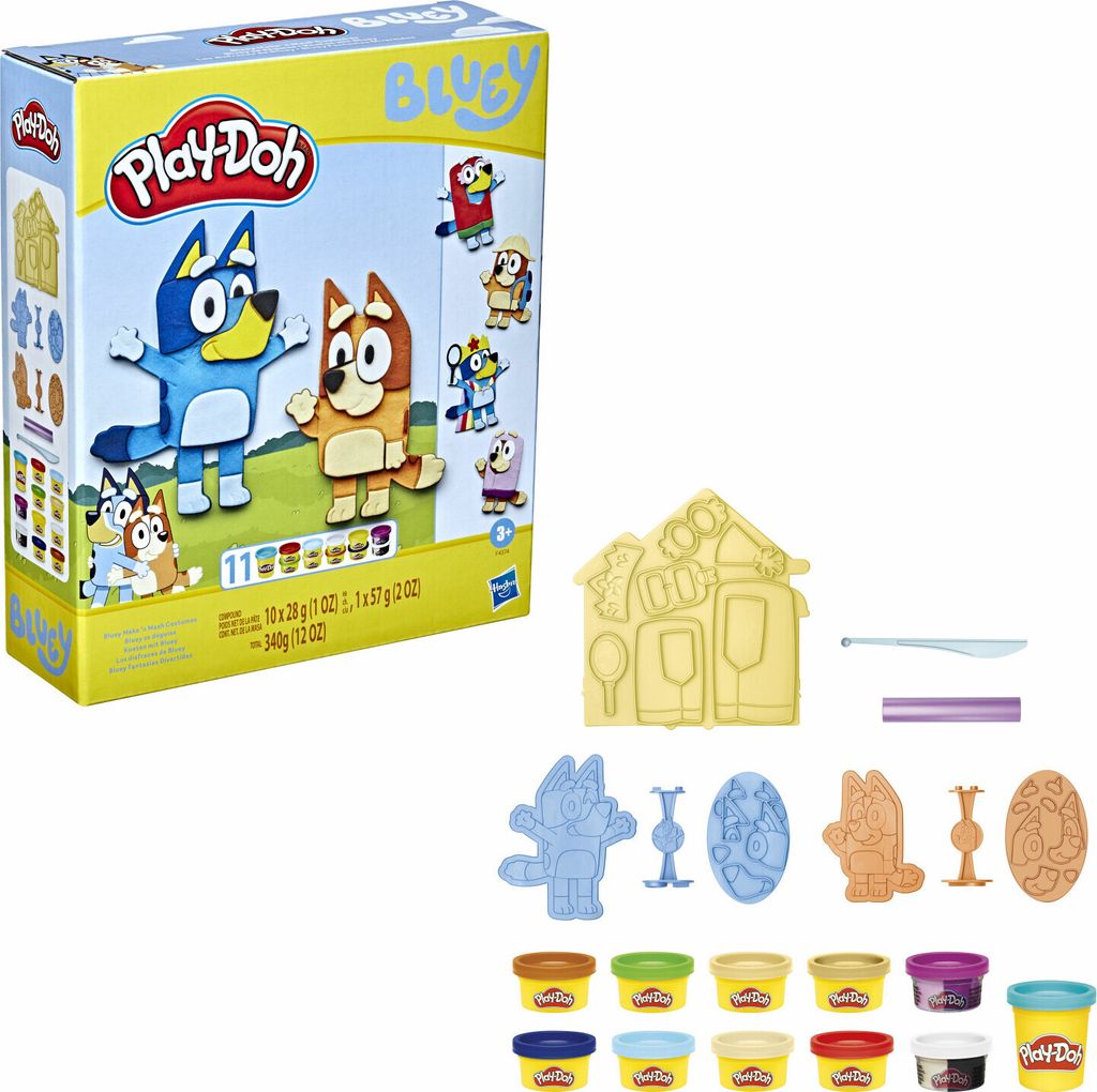 Play-Doh Bluey Make 'n Mash Kostýmy Plastelínová hracia Obrázok produktu 1