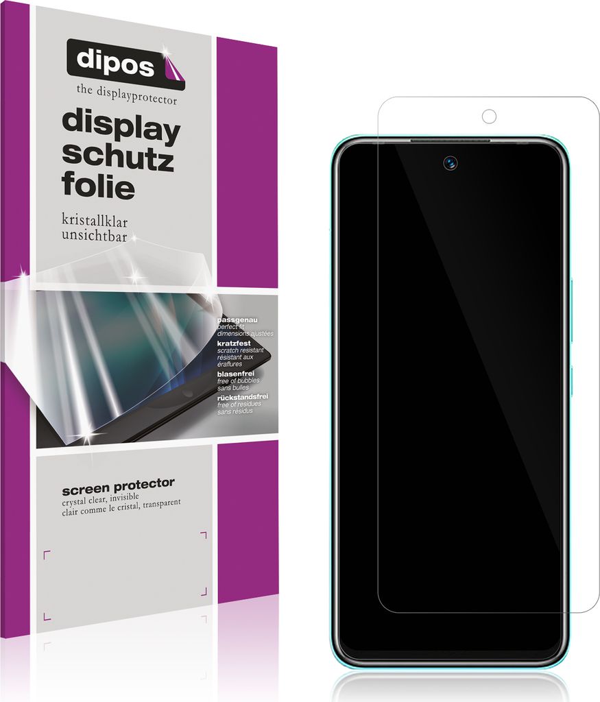 6x Schutzfolie für Infinix Hot 12 Play klar Displayschutzfolie Folie Display Schutz dipos