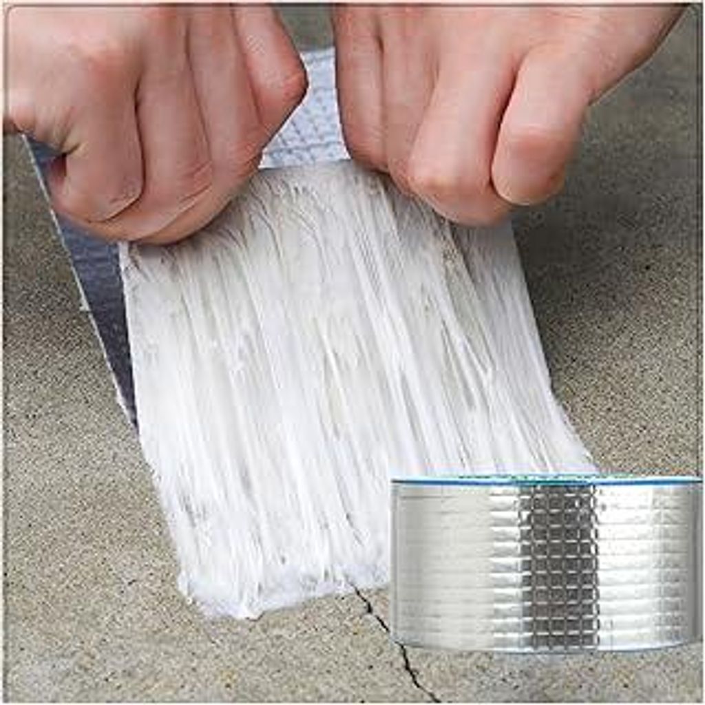 Lichi wasserdichtes klebeband außen, Butylband Aluminiumfolien, Butyl Dichtband, abdichtband wasserfest blinkendes Klebeband zur Reparatur für Da...