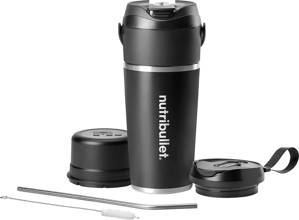 Mini Blender Nutribullet NBP016B pour Smoothie et Sportif Bol Inox
