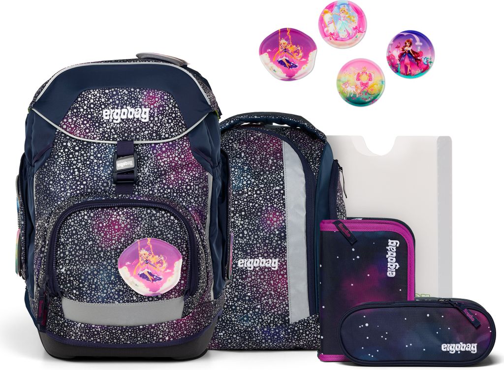 ergobag Schulrucksack-Set pack Bärlaxy