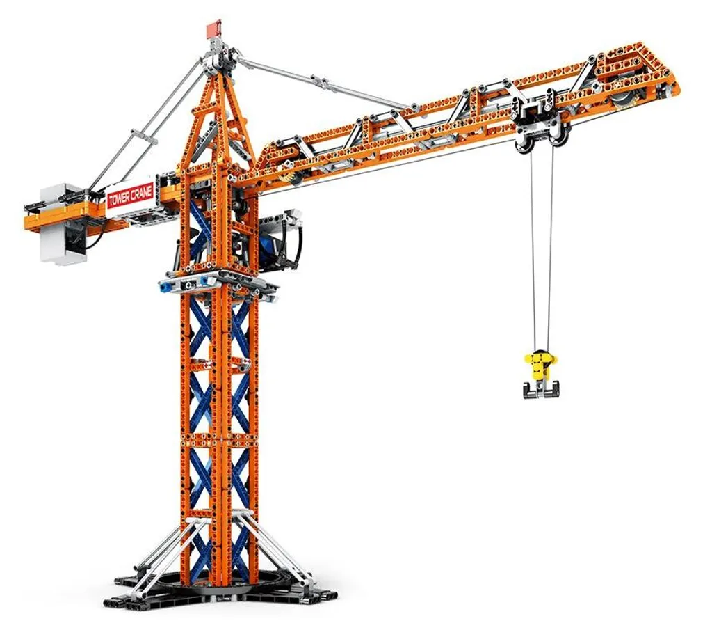 Maquette Grue de Chantier Télécommandée RC Blocs de Construction 1288 pcs