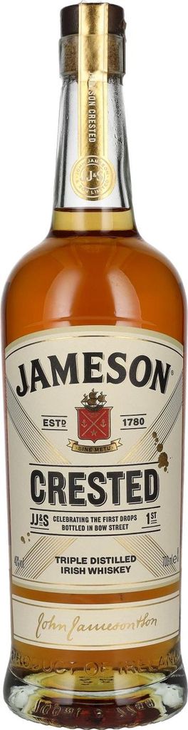 Jameson CRESTED Triple Distilled Irish Whiskey 40% Vol. Image du produit 