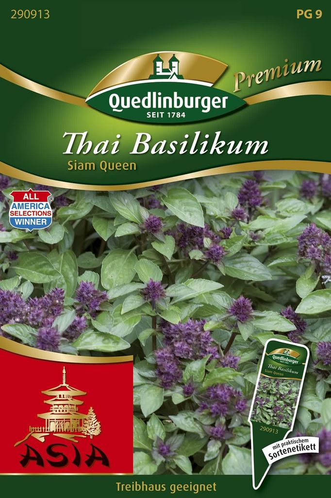 Quedlinburger Saatgut - Thai-Basilikum Siam Queen - Samen - 290913