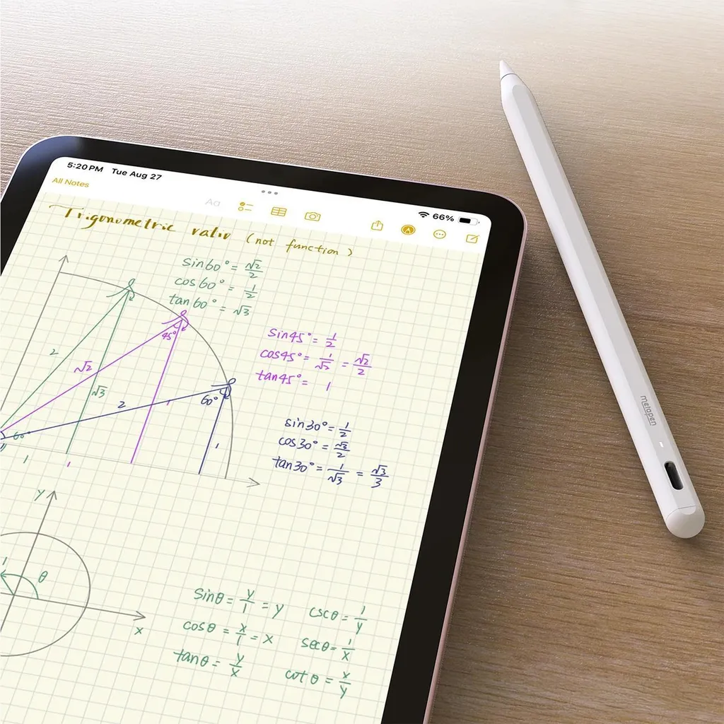 Metapen A8 Pencil Stilo iPad Bianca | Disegno e Note con Palm Rejection - 10