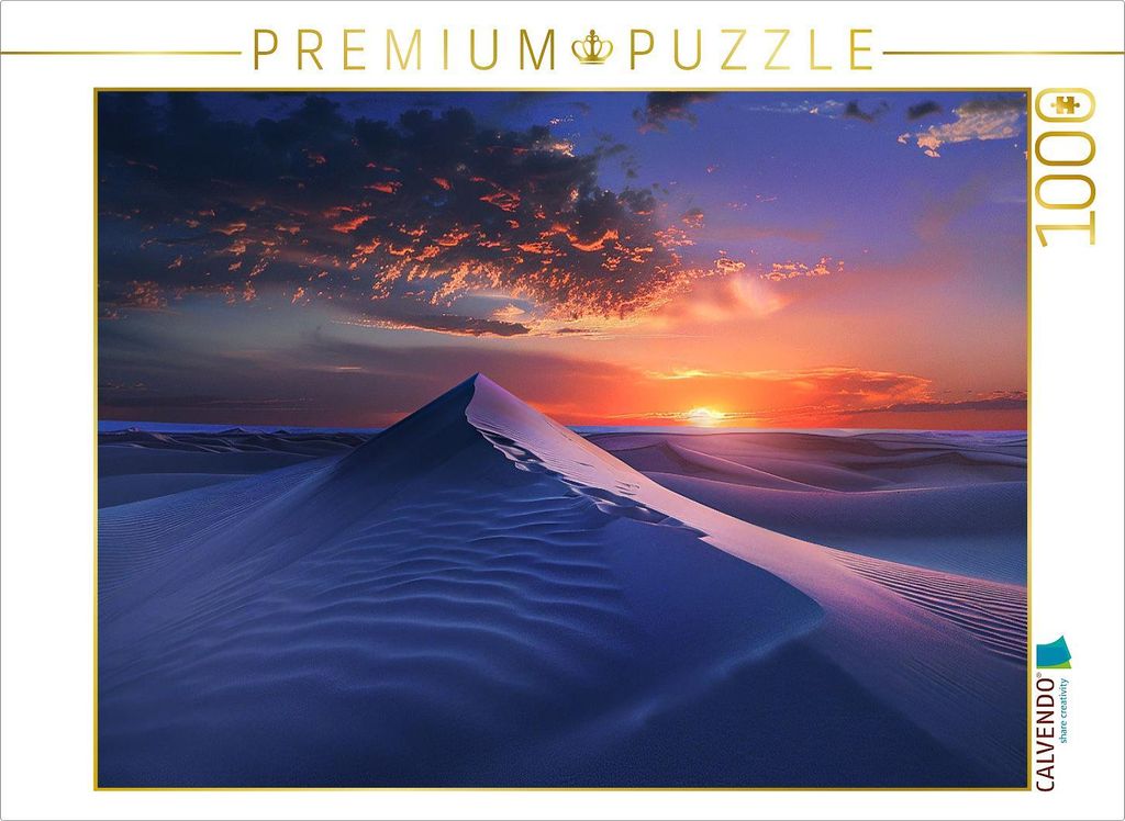 CALVENDO Puzzle Wüstennacht | 1000 Teile Lege-Größe 64x48cm Foto-Puzzle für glückliche Stunden