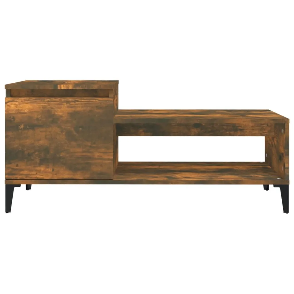 Offerta Tavolino Maison Exclusive Rovere Affumicato 100x50 cm Salotto - 4