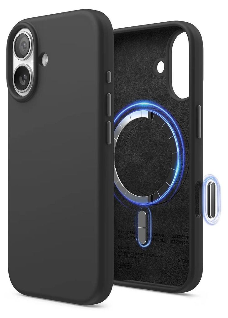 Elago MagSafe Silikon Case für iPhone 17 - Schwarz Produktbild 