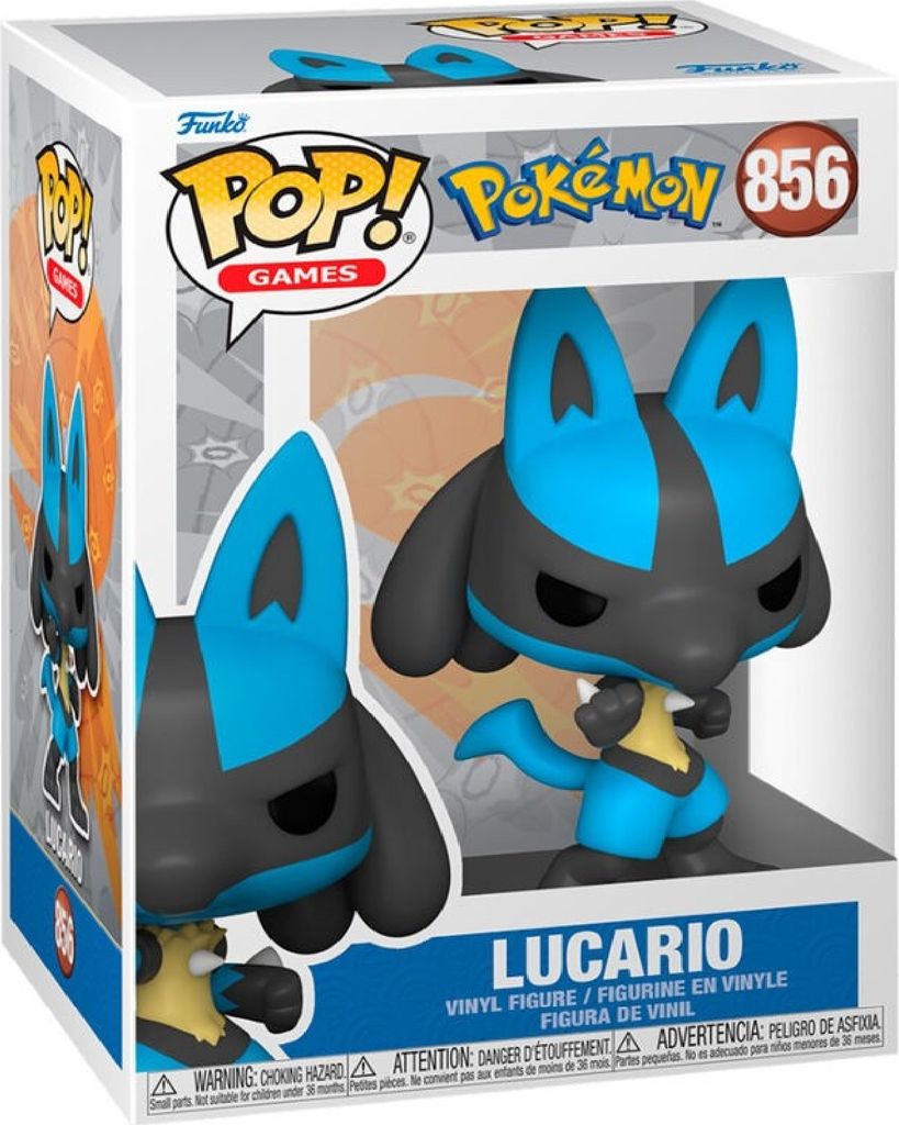 Pokémon - Lucario 856 Funko Pop! Vinyl Figur Produktbild 