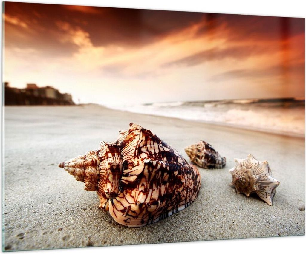 Bilder auf glas - Strand schön karibisch bunt - 100x70cm - Produktbild 