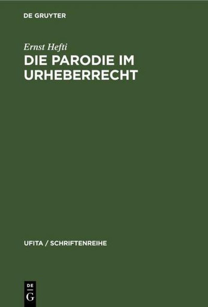 Die Parodie im Urheberrecht