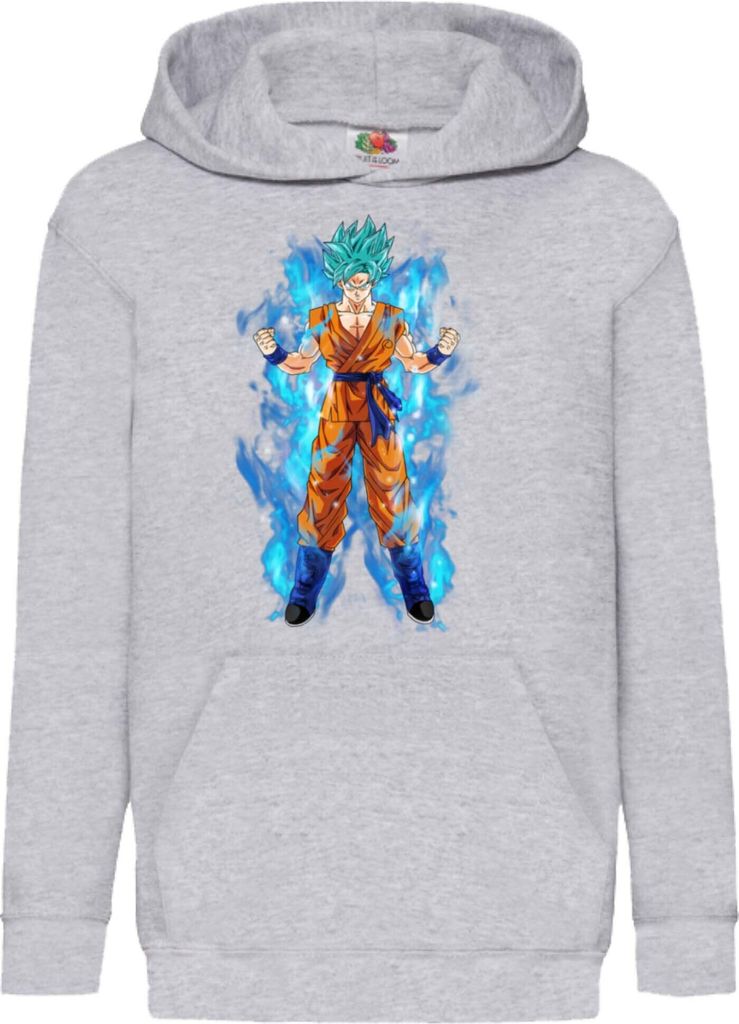 Kinder Kapuzenpullover Dragon Anime Manga Ball Z 05, 5-6 Jahr - 116 / Grau