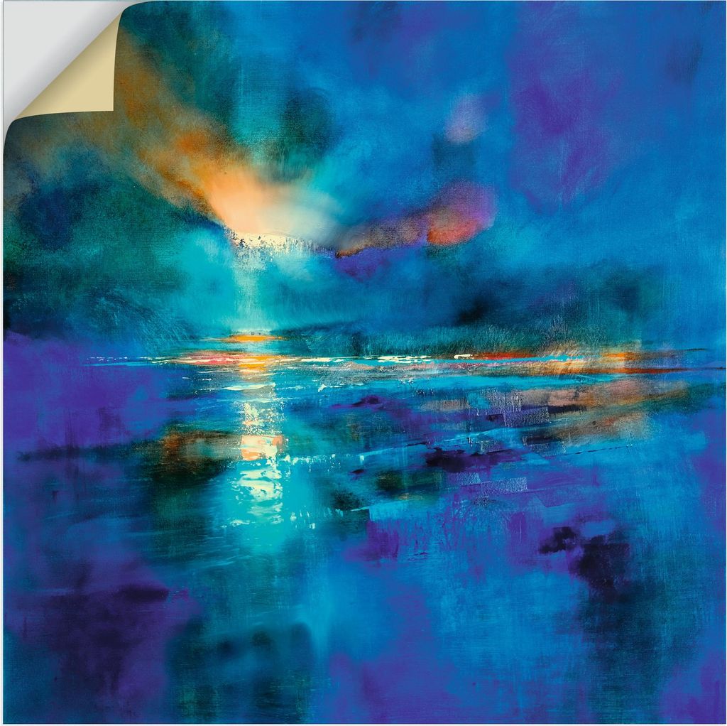 ARTland Wandbild, selbstklebend Island Größe: 50x50 cm