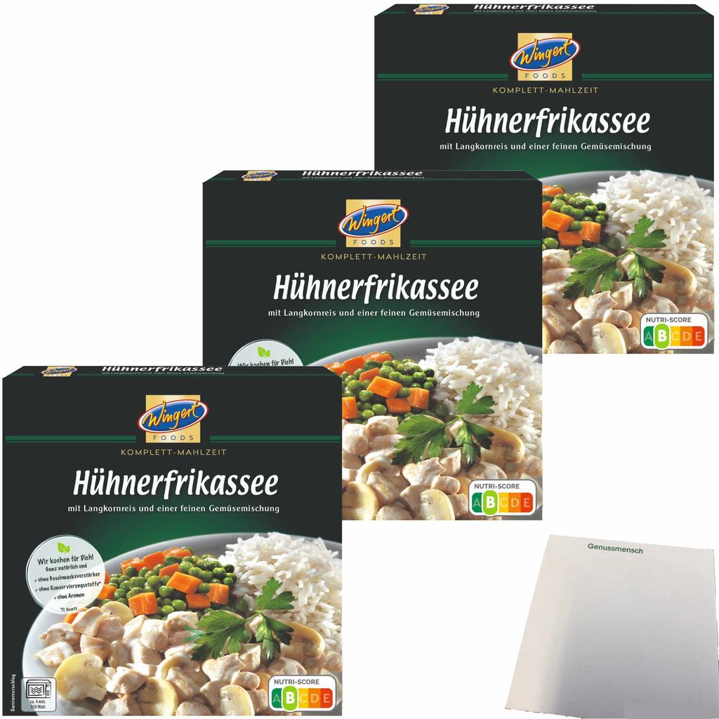 Wingert Hühnerfrikassee 3er Pack (3x480g Packung) + usy Produktbild 