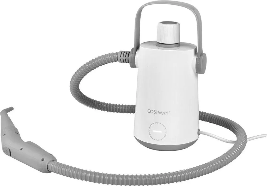 Nettoyeur vapeur portable 1000W gris : éliminez taches et bactéries