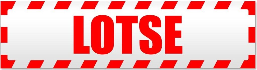 Lotse gestreift Magnetschild Schild magnetisch
