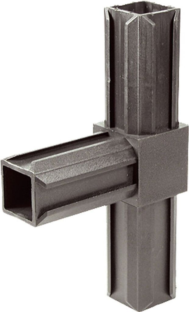 XD-Rohrverbinder T-Stück für Vierkantrohre 20x20x1,5 mm Produktbild 