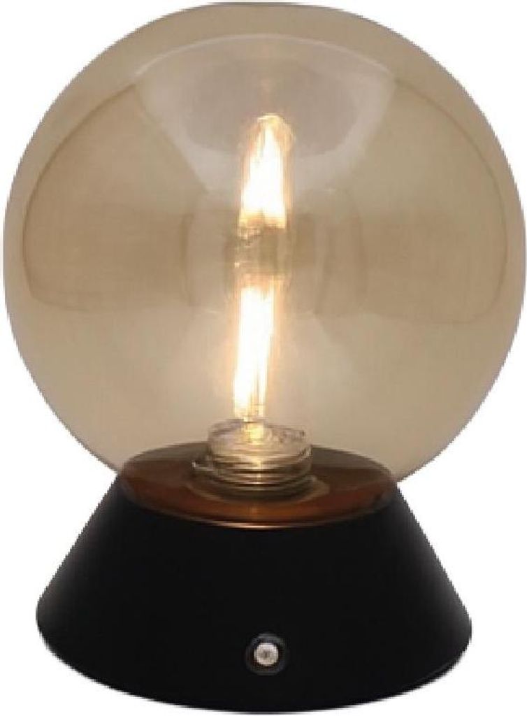 Luxus - Touch-Tischlampe - Nora - Schwarz - H16 x Ø12