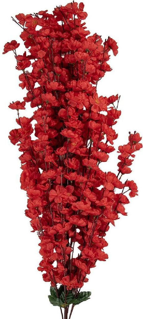 Clayre & Eef Kunstblume 100 cm Rot Kunststoff