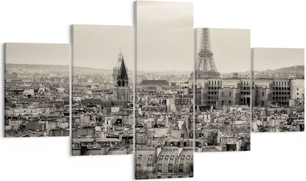 Bild auf Leinwand - Leinwandbild - Paris Stadt Zuhause - Produktbild 