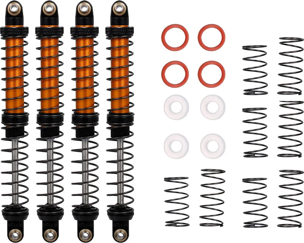 Amortisseurs 120mm métal contre les fuites sur Axial Wraith RC 1/10