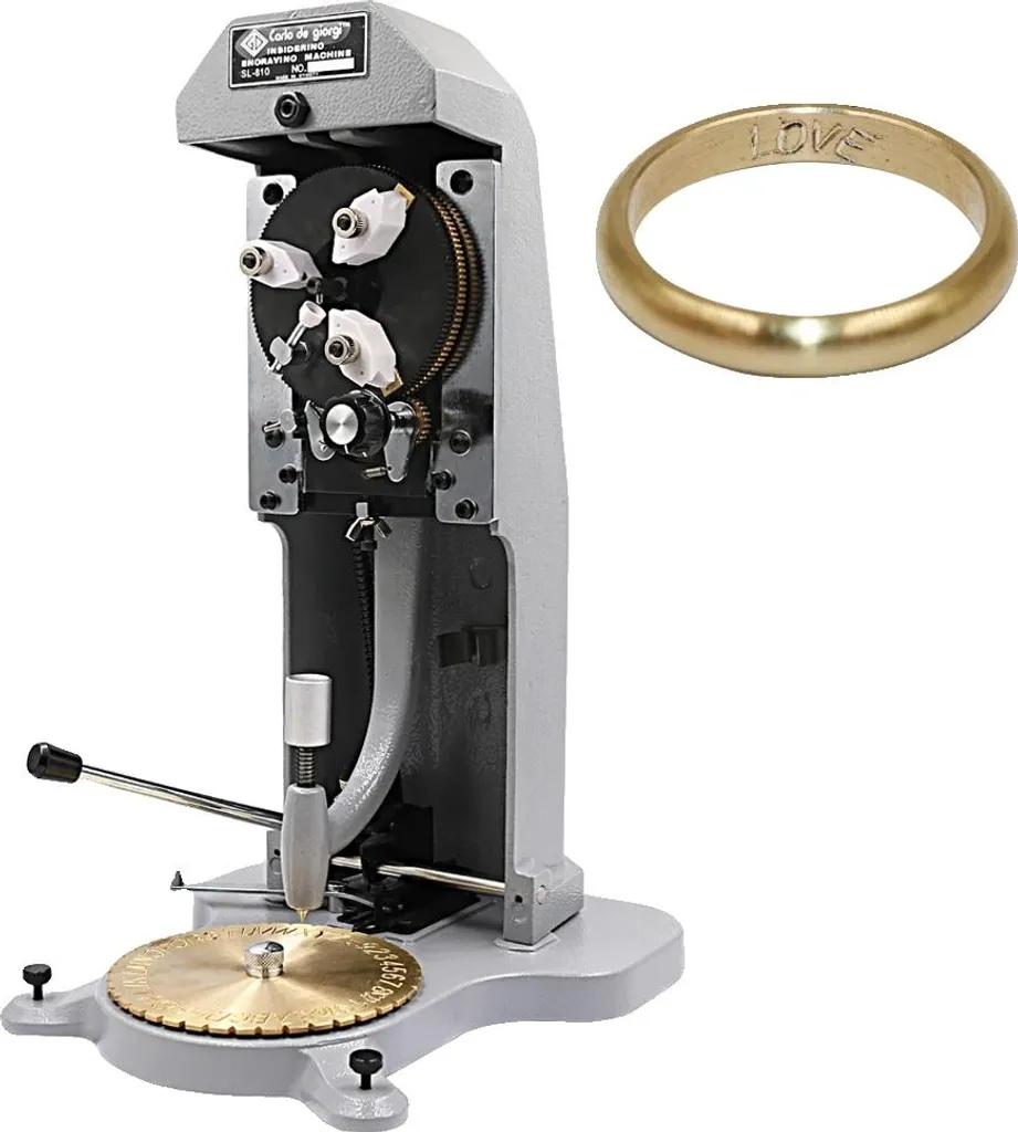 Graveur de bague manuel professionnel avec porte-mâchoires pivotantes