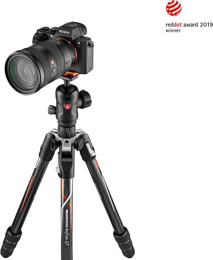 Trépied Manfrotto Befree GT carbone léger et ultra rigide
