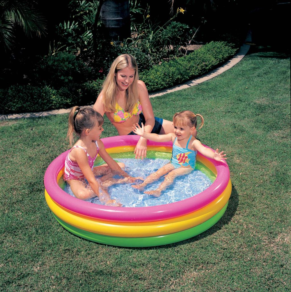 Intex Sunset Aufblasbarer Pool 3 Ringe 114x25 cm Produktbild 24