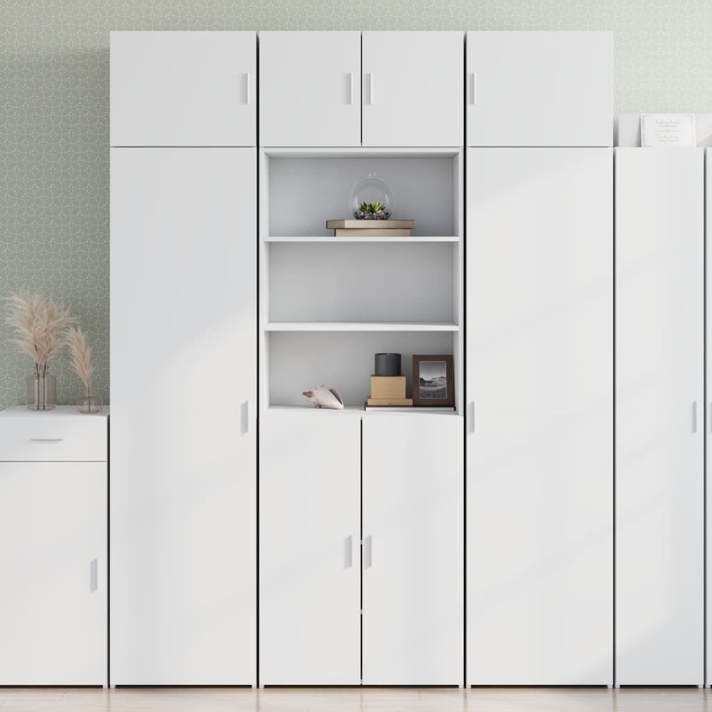 Maison Exclusive - Highboard Weiß 70x42,5x185 cm Holzwerkstoff