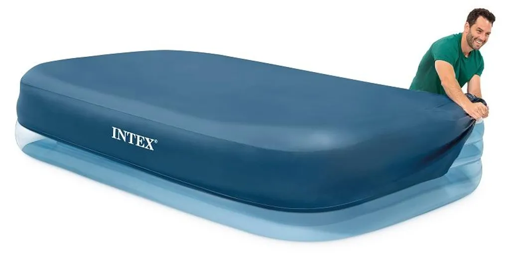 Couverture de Piscine Rectangulaire Intex 305x183 cm avec Rabat 51cm - 14